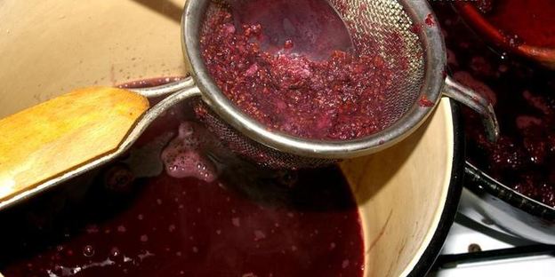 ежевичный джем без косточек с яблоками