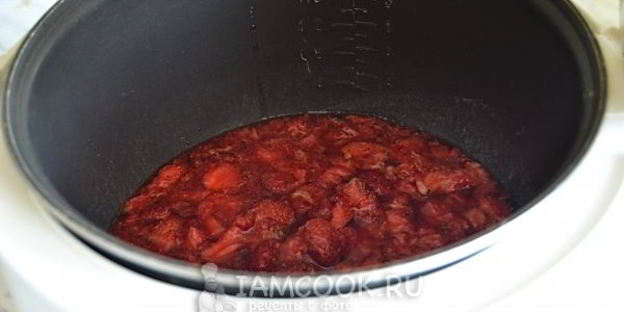 клубничный джем в мультиварке