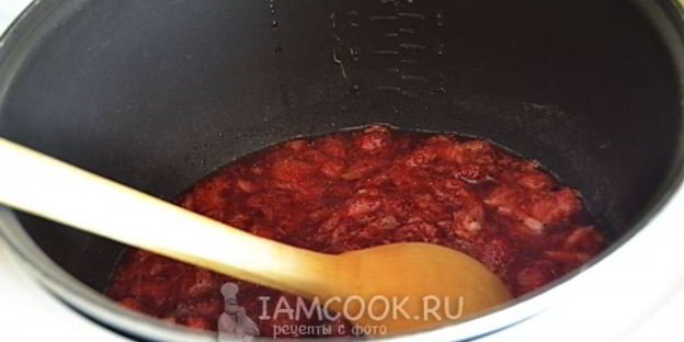 клубничный джем в мультиварке