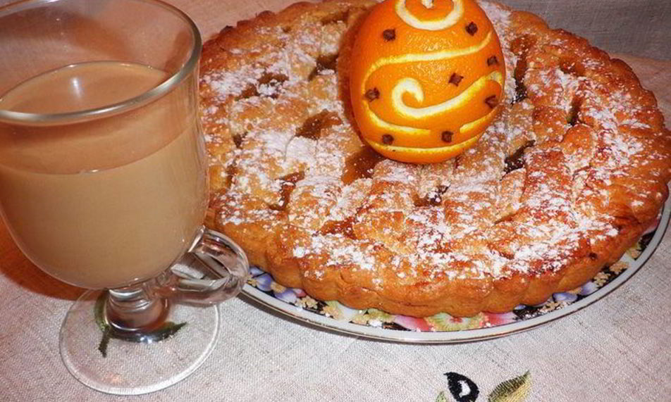 Рецепт кростаты с апельсиновым джемом