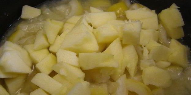 лимонный джем с яблоками и куантро