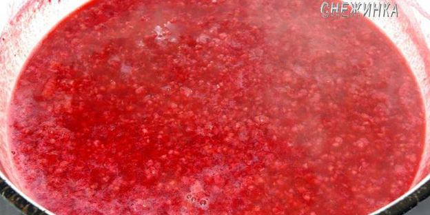 малиновый джем без косточек