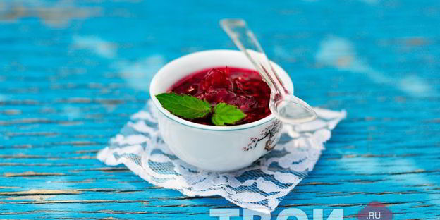 малиновый джем с мятой