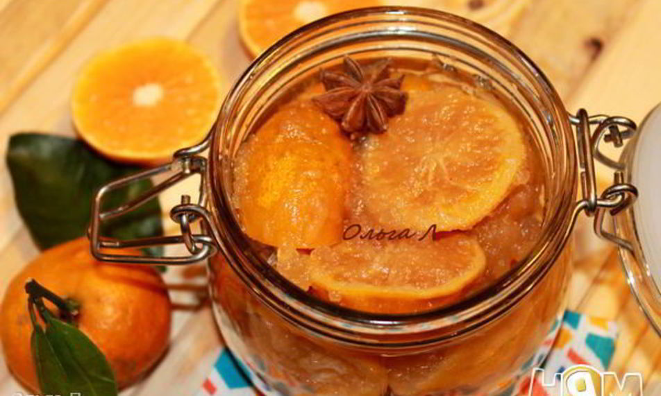 Рецепт мандаринова-имбирного джем