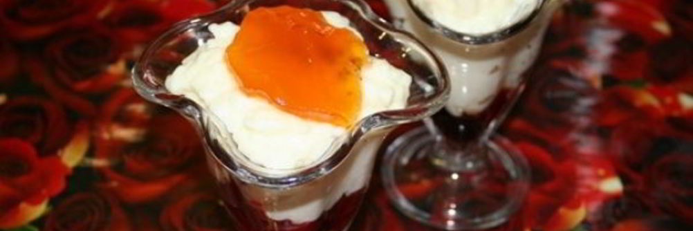 Рисовый пудинг с джемом