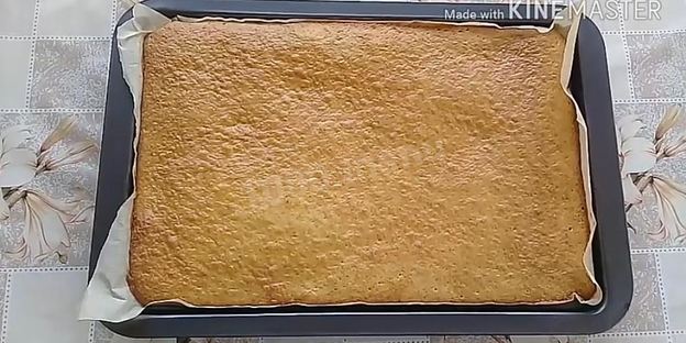 рулет за 15 минут с джемом