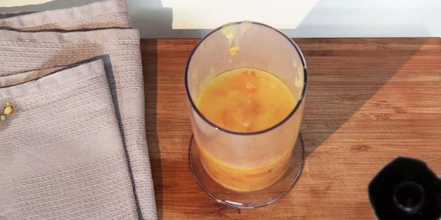 сельдь конфи с пармантье и свекольным джемом