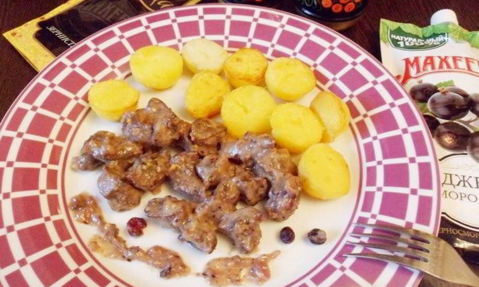 Рецепт телячьих почек в соусе из горчицы и джема