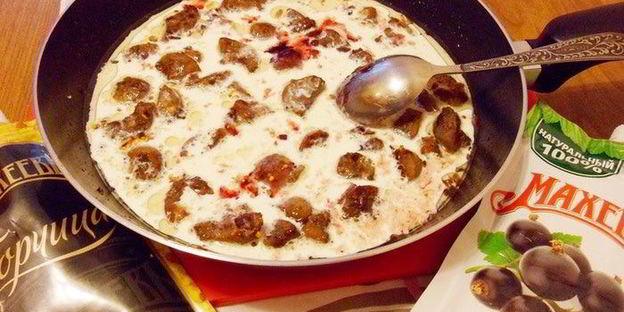 телячьи почки в соусе из горчицы и джема