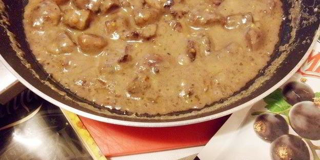 телячьи почки в соусе из горчицы и джема