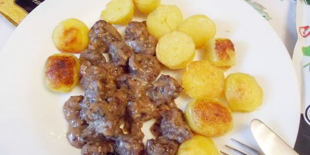 телячьи почки в соусе из горчицы и джема