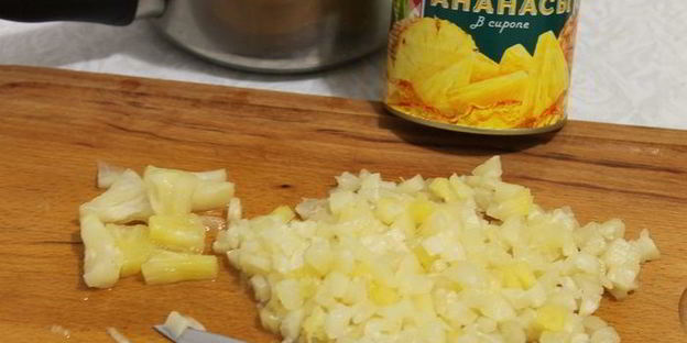 трубочки с ананасовым джемом