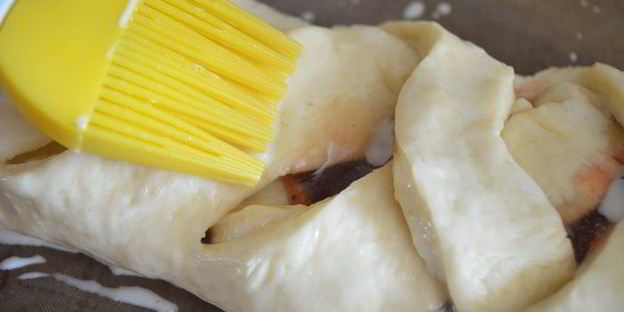 винер брод с клубничным джемом — вкуснейшая датская выпечка