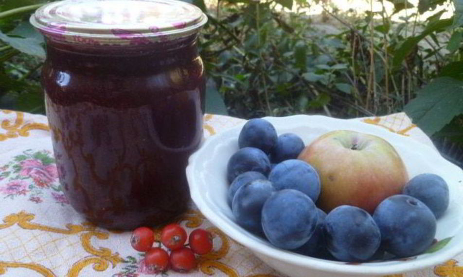 Рецепт яблочно-тернового джем