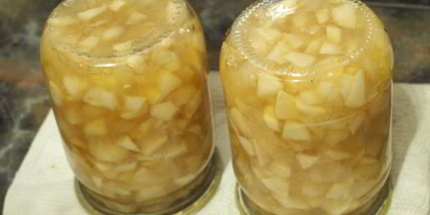 яблочный джем с карамелью