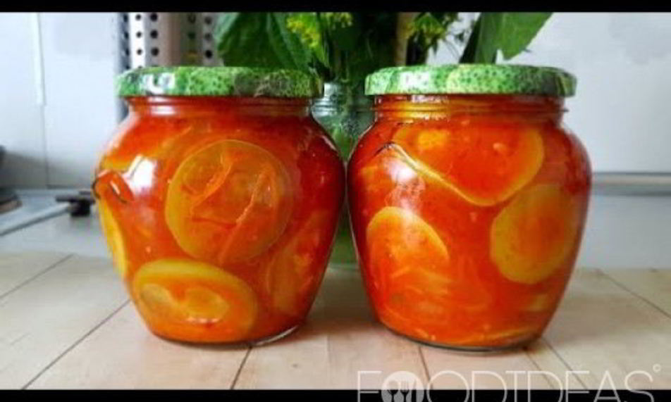 Рецепт кабачков на зиму с острым соусом