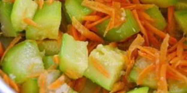 кабачки с морковкой на зиму