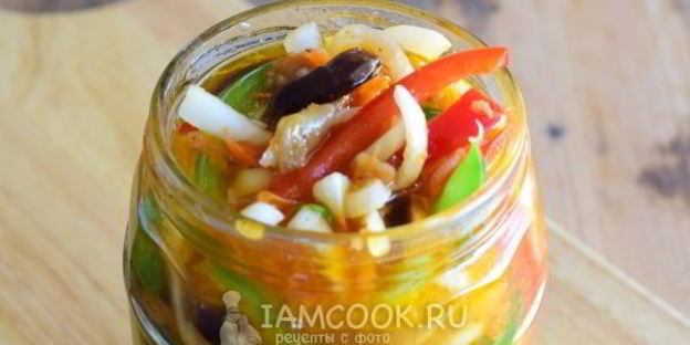 хе из баклажанов на зиму