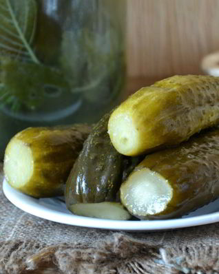 Кислые огурчики на зиму