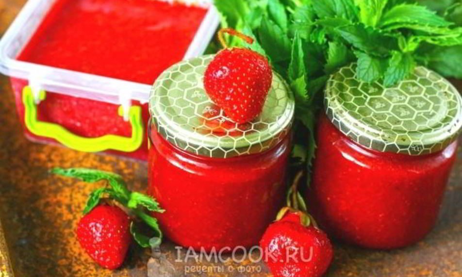 Рецепт клубничного пюре на зиму