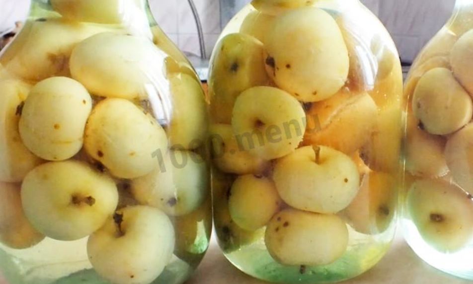 Рецепт антоновки на зиму компотом