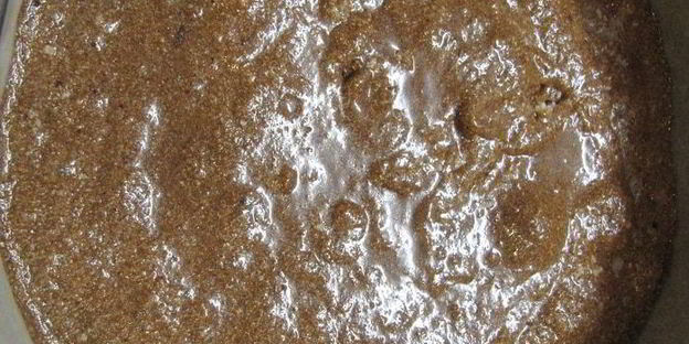 гречневый торт с брусничным компотом