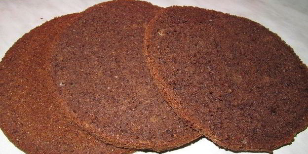 гречневый торт с брусничным компотом