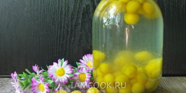 компот из алычи на зиму