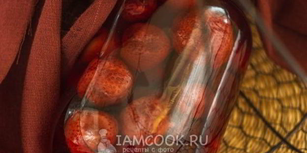 компот из черешни и клубники на зиму