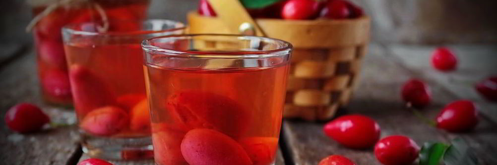 Компот из кизила