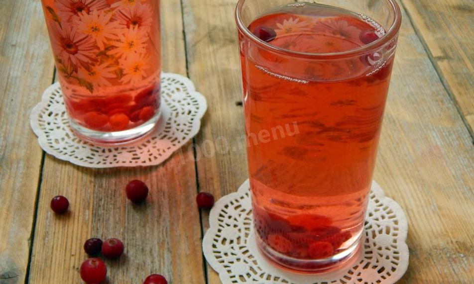 Рецепт компота из клюквы замороженной