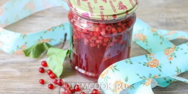 компот из красной смородины на зиму