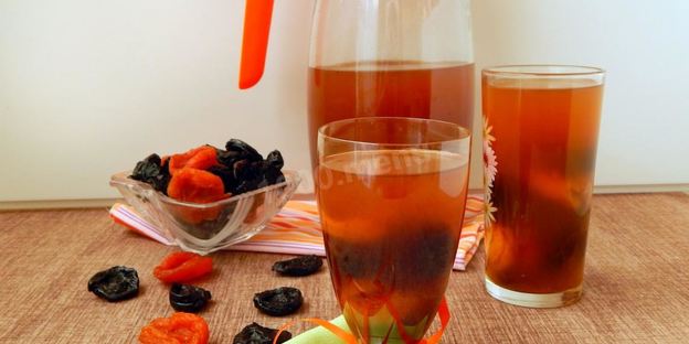 компот из кураги и чернослива