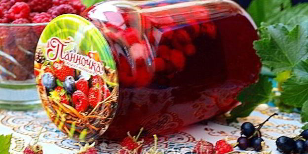 компот из малины и смородины