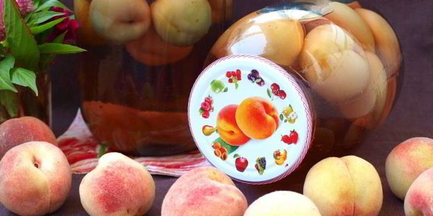 компот из персиков на зиму