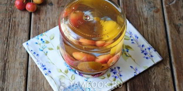 компот из ранеток и слив на зиму