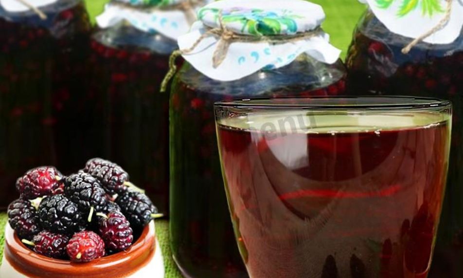 Рецепт компота из шелковицы