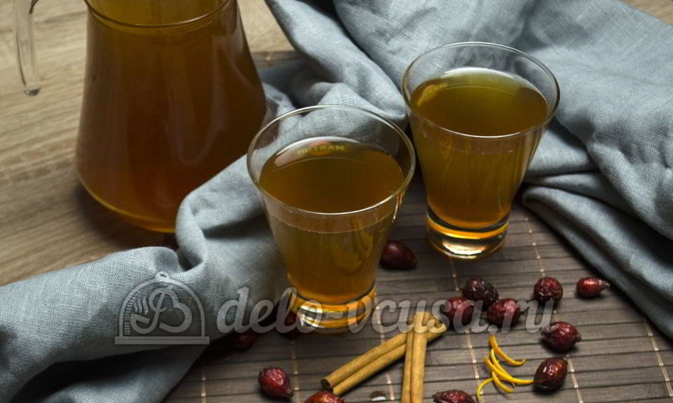 Рецепт компота из шиповника