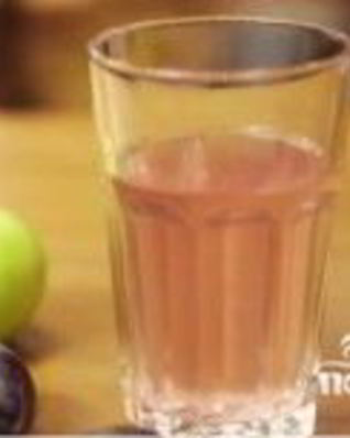 Компот из слив и яблок