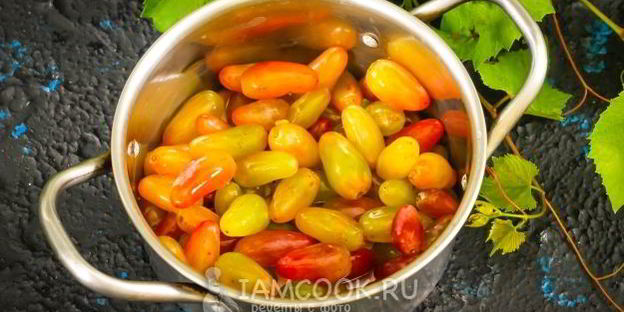 компот из винограда на зиму без стерилизации