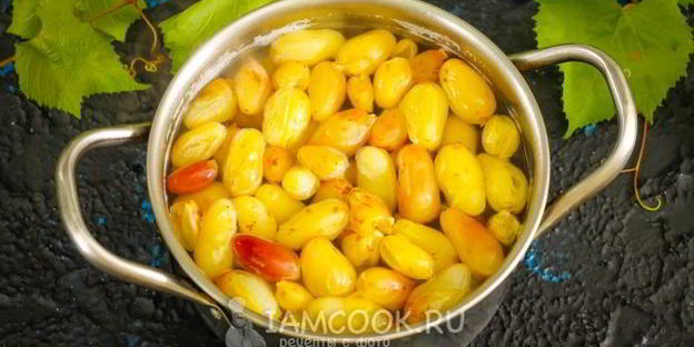 компот из винограда на зиму без стерилизации