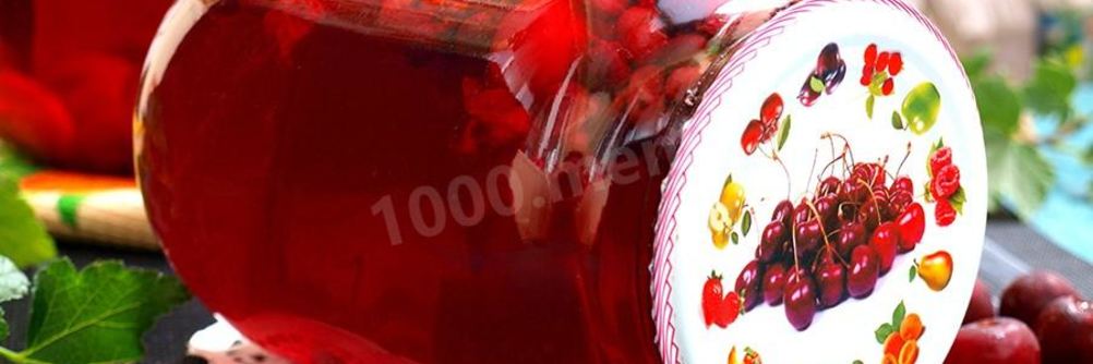 Компот из вишни и смородины