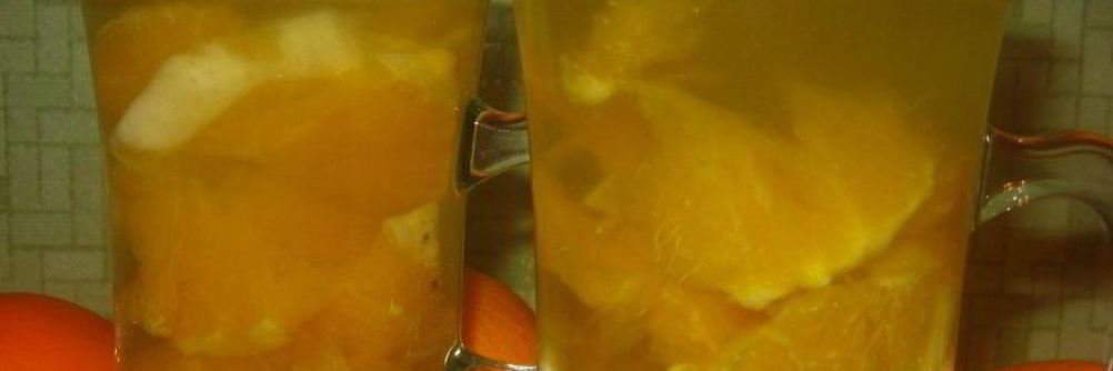 Компот из яблок и апельсинов