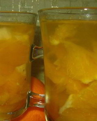 Компот из яблок и апельсинов