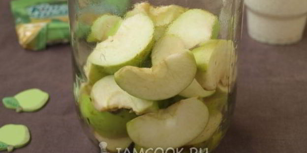 компот из яблок на зиму без стерилизации