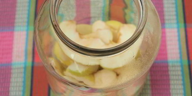 компот из яблок с виноградом на зиму