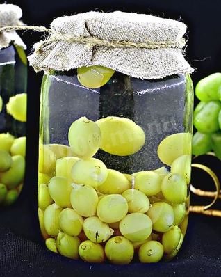 Компот из зеленого винограда