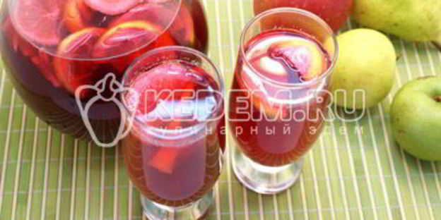 вишневый компот с лимоном