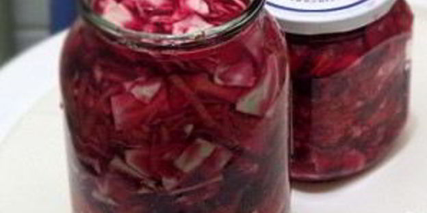 квашеная капуста со свеклой