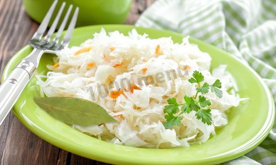 Рецепт квашеной капусты за сутки